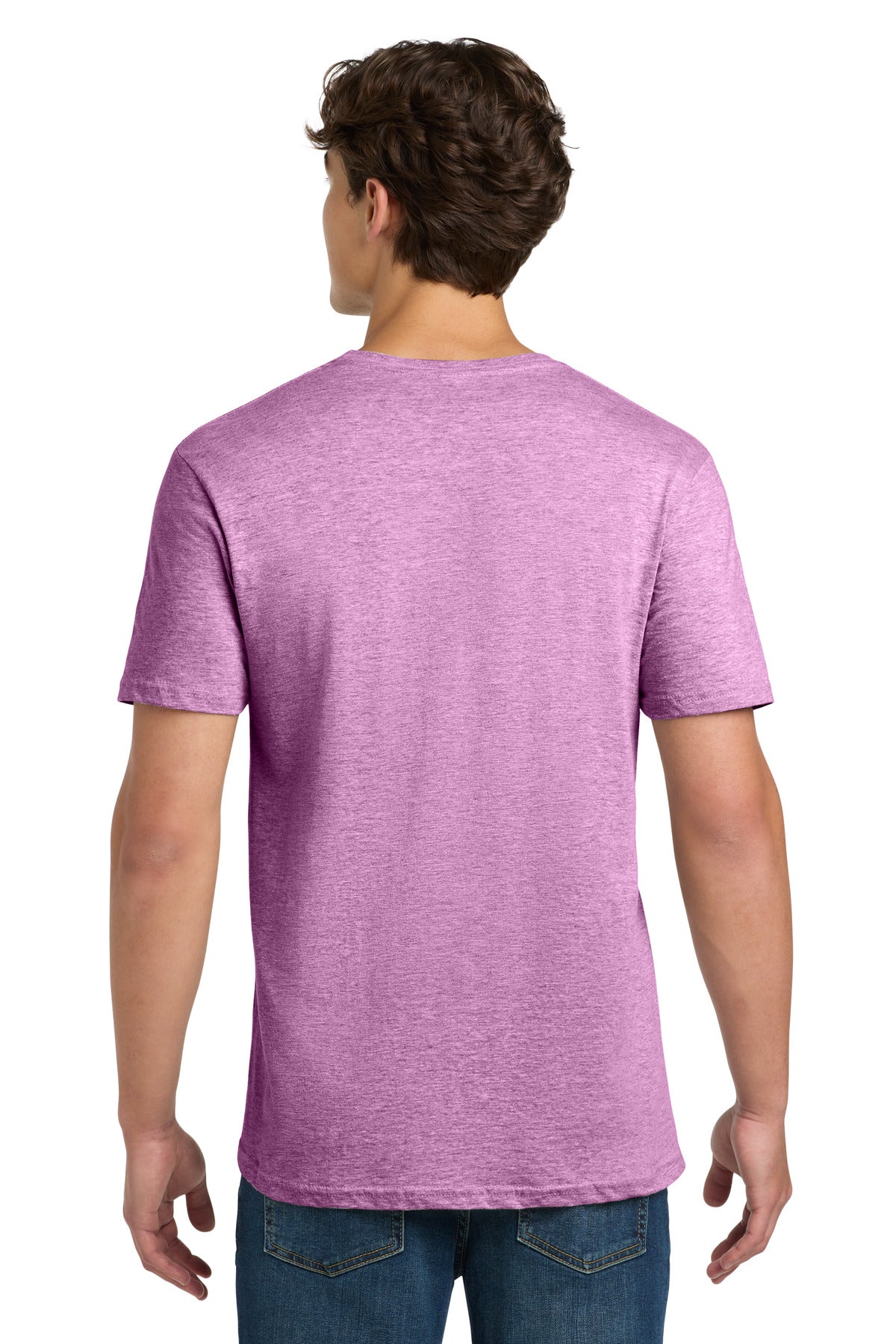 Gildan Softstyle T-Shirt. 64000 - Heather Radiant Orchid - back