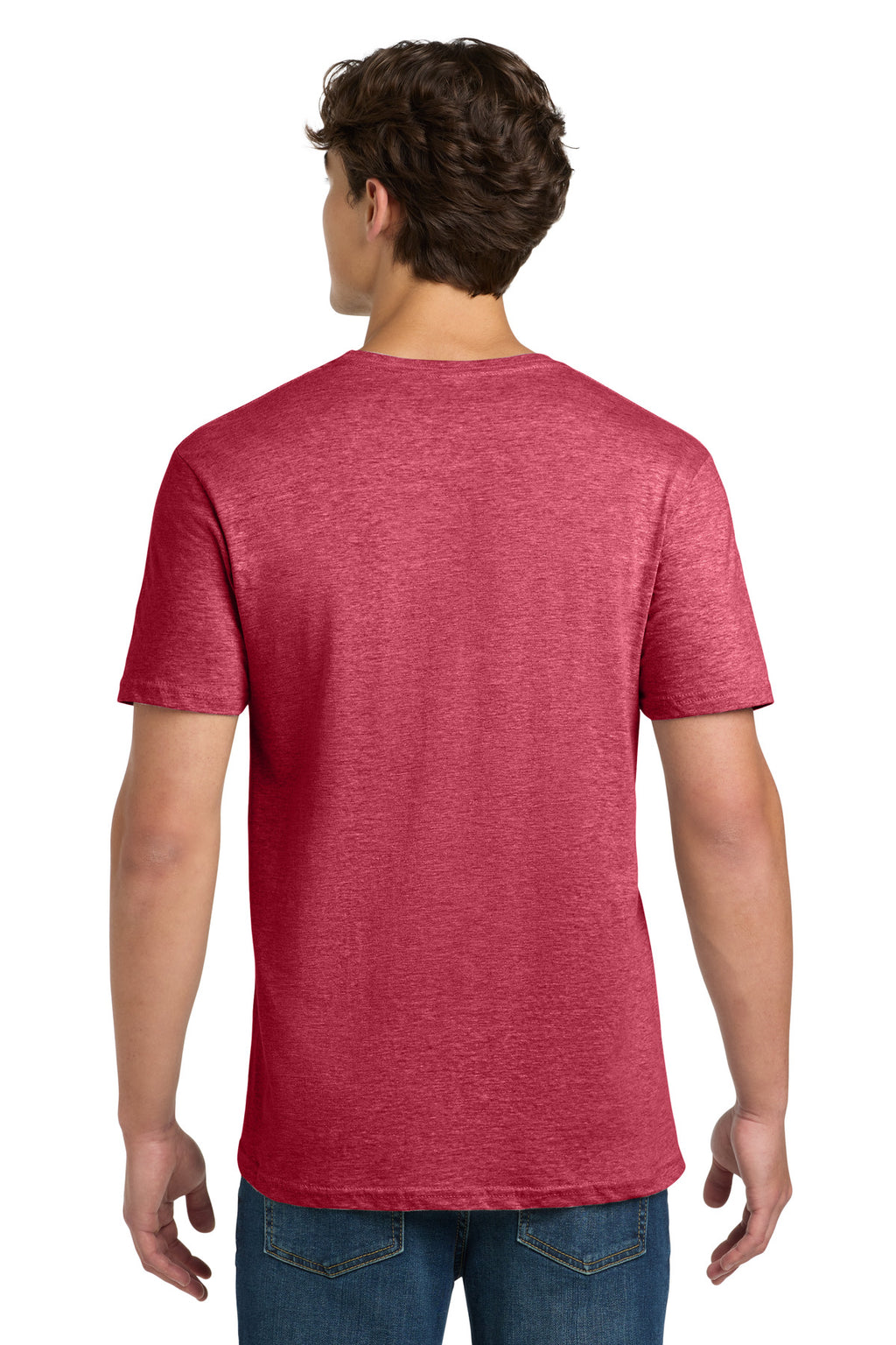 Gildan Softstyle T-Shirt. 64000 - Heather Red - back