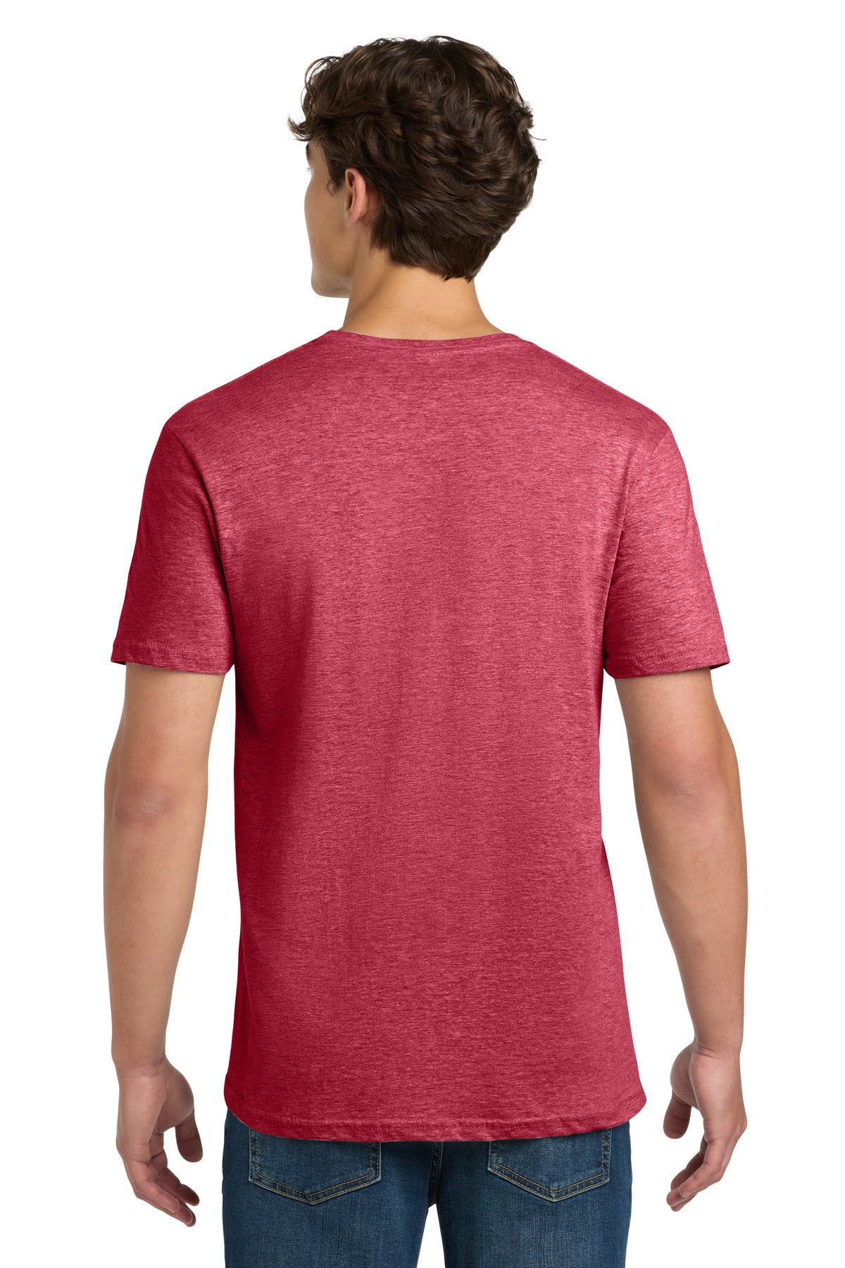 Gildan Softstyle T-Shirt. 64000 - Heather Red - back
