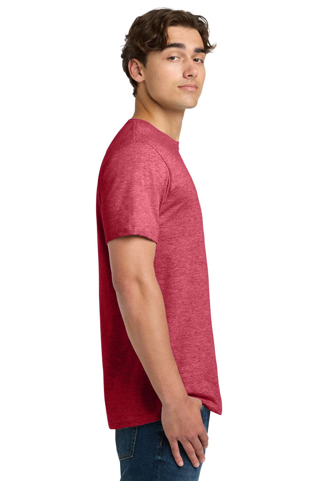 Gildan Softstyle T-Shirt. 64000 - Heather Red - side