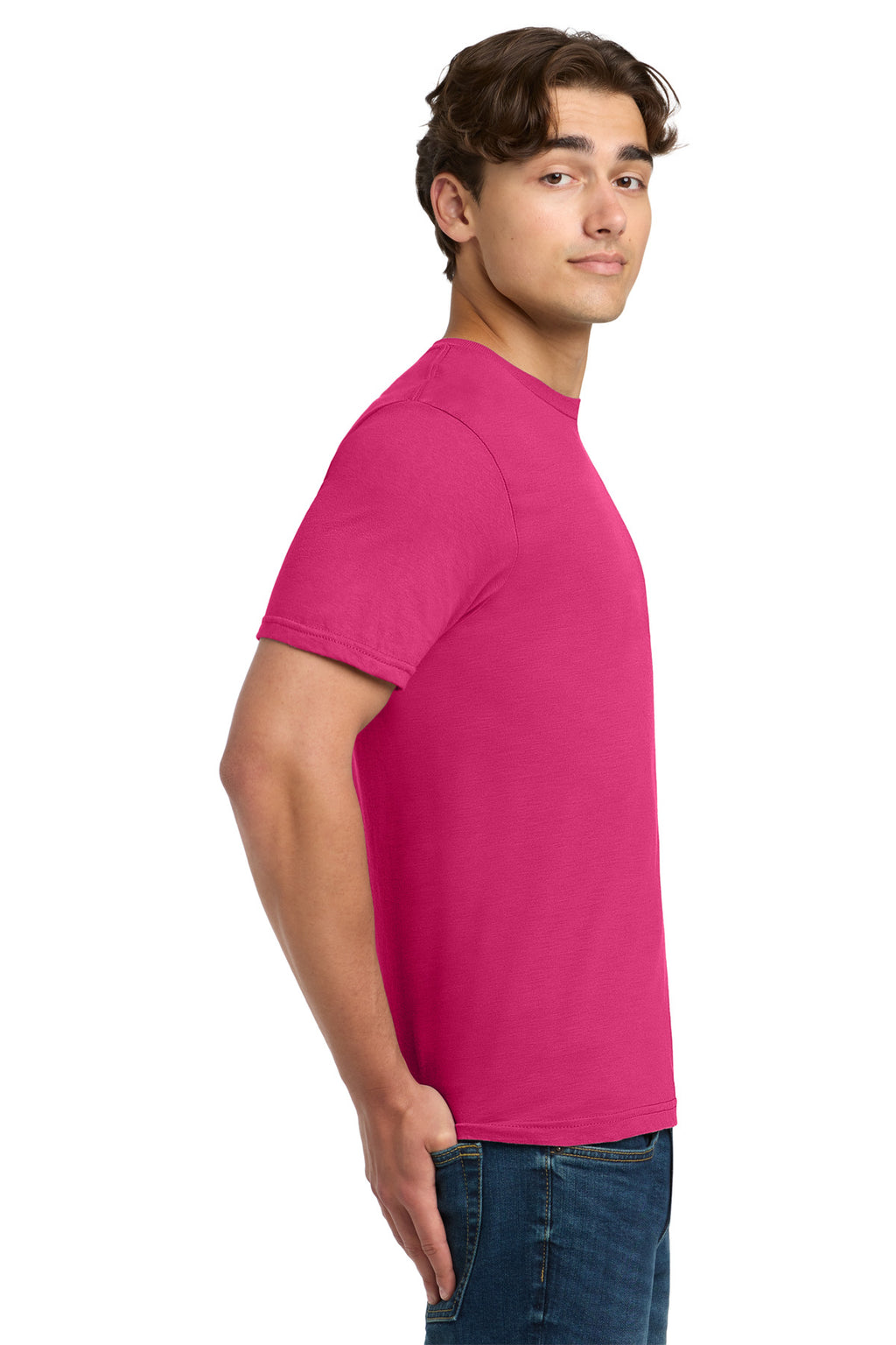 Gildan Softstyle T-Shirt. 64000 - Heliconia - side