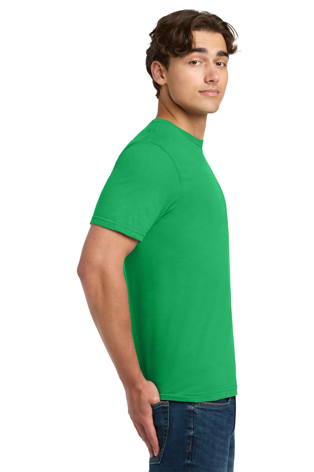 Gildan Softstyle T-Shirt. 64000 - Irish Green - side