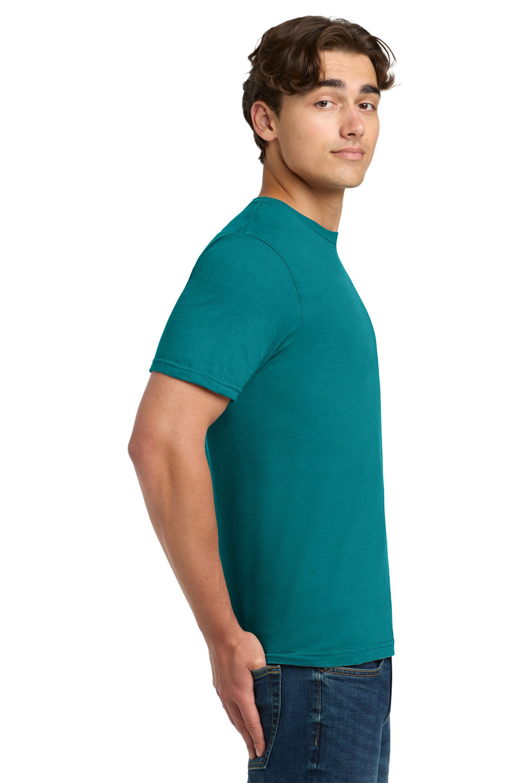 Gildan Softstyle T-Shirt. 64000 - Jade Dome - side