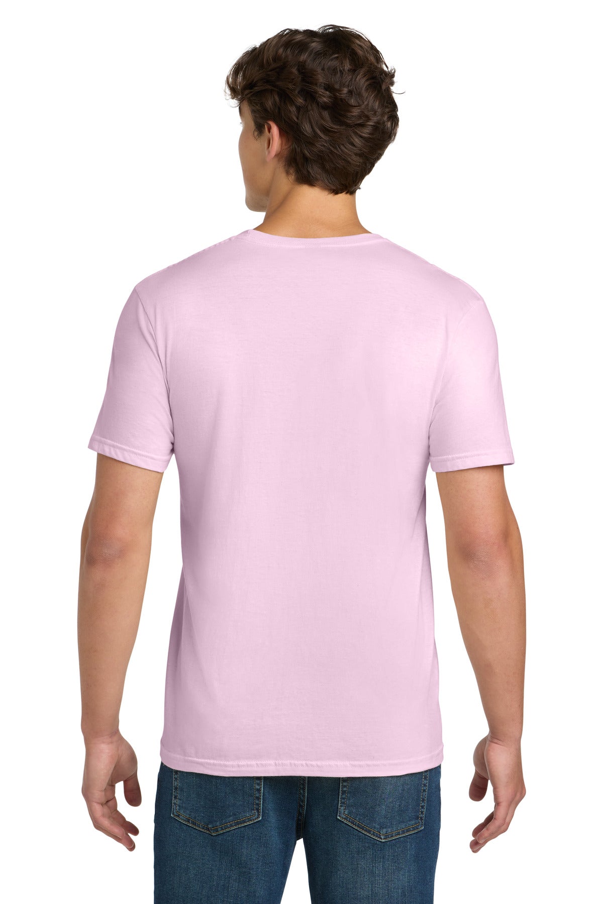 Gildan Softstyle T-Shirt. 64000 - Light Pink - back