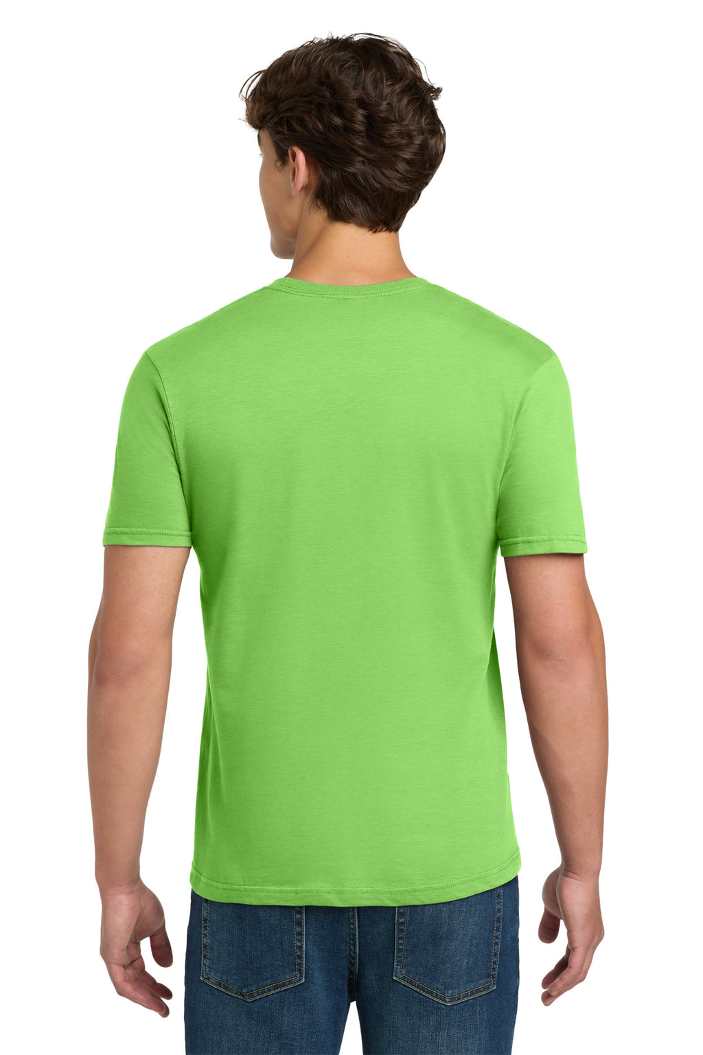 Gildan Softstyle T-Shirt. 64000 - Lime - back