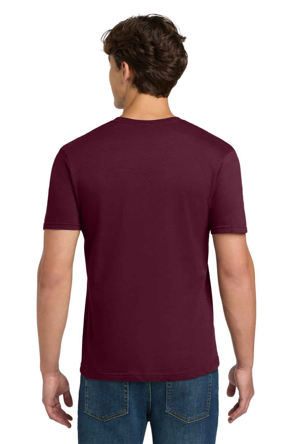 Gildan Softstyle T-Shirt. 64000 - Maroon - back