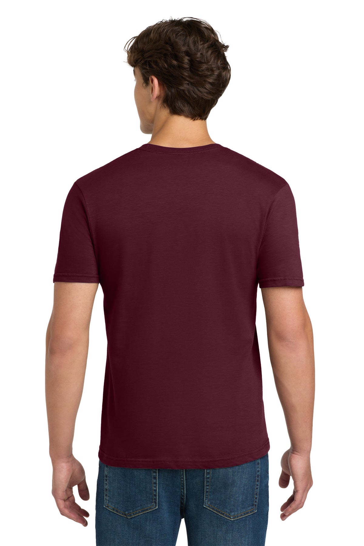 Gildan Softstyle T-Shirt. 64000 - Maroon - back