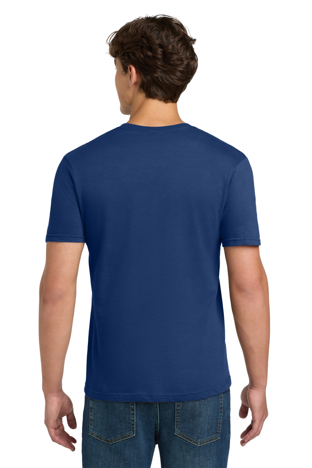 Gildan Softstyle T-Shirt. 64000 - Metro Blue - back