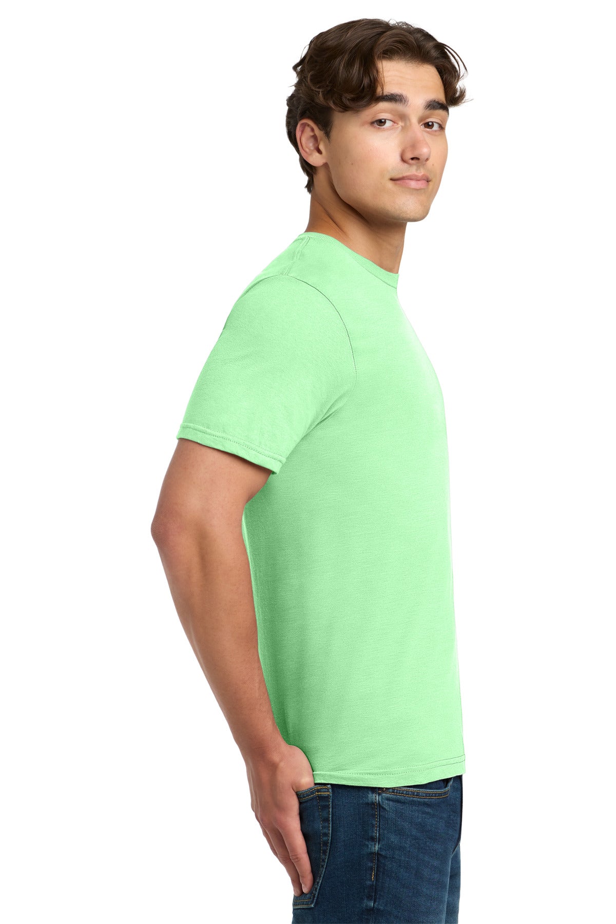 Gildan Softstyle T-Shirt. 64000 - Mint Green - side
