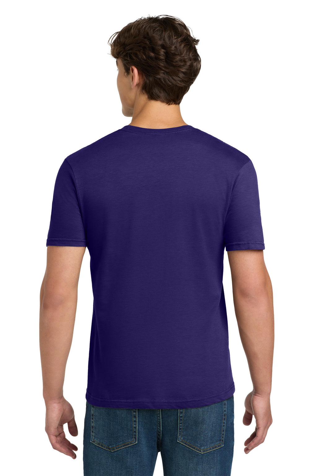 Gildan Softstyle T-Shirt. 64000 - Purple - back