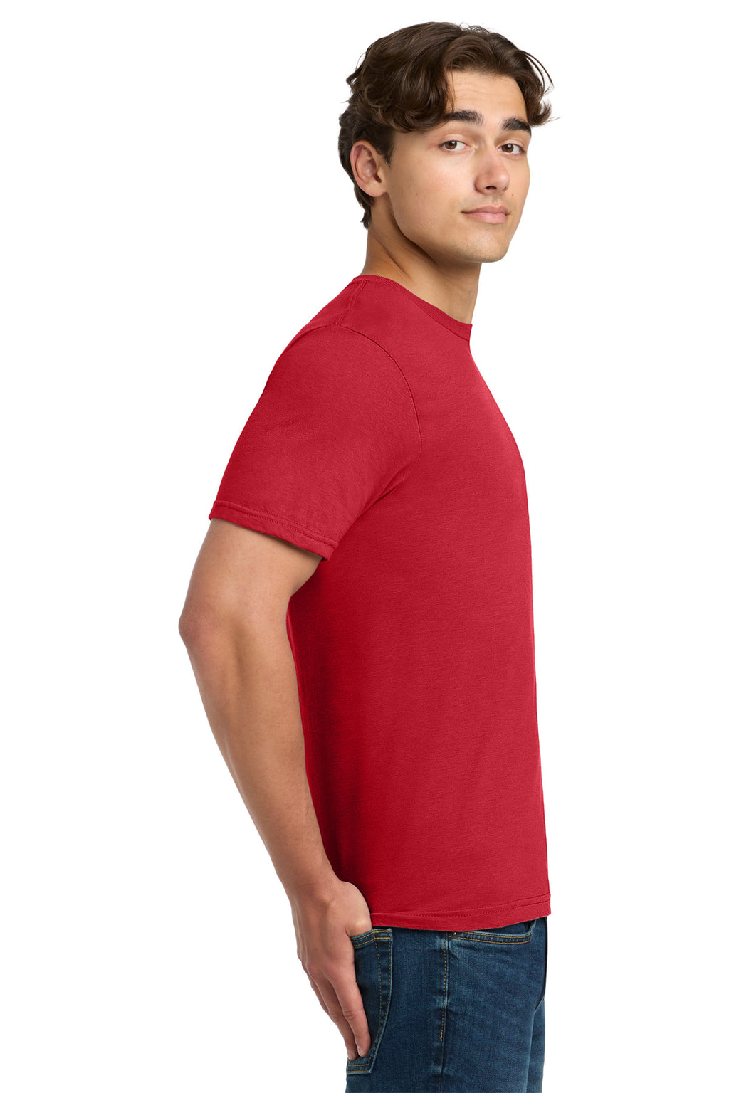Gildan Softstyle T-Shirt. 64000 - Red - side