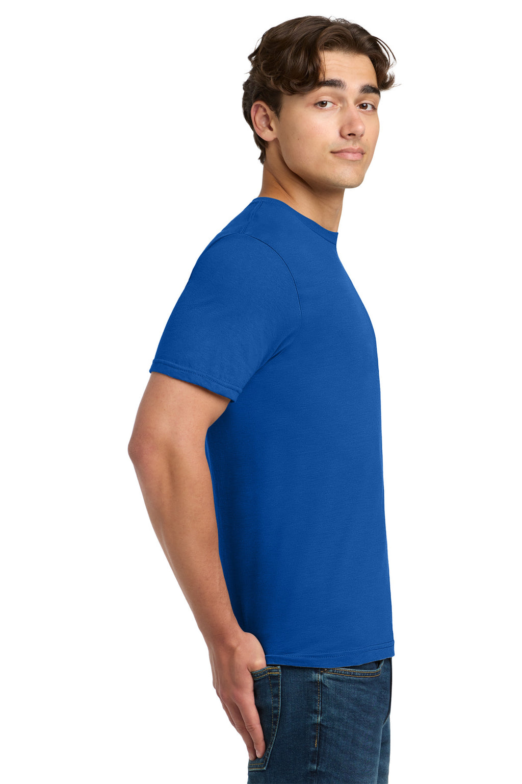 Gildan Softstyle T-Shirt. 64000 - Royal - side