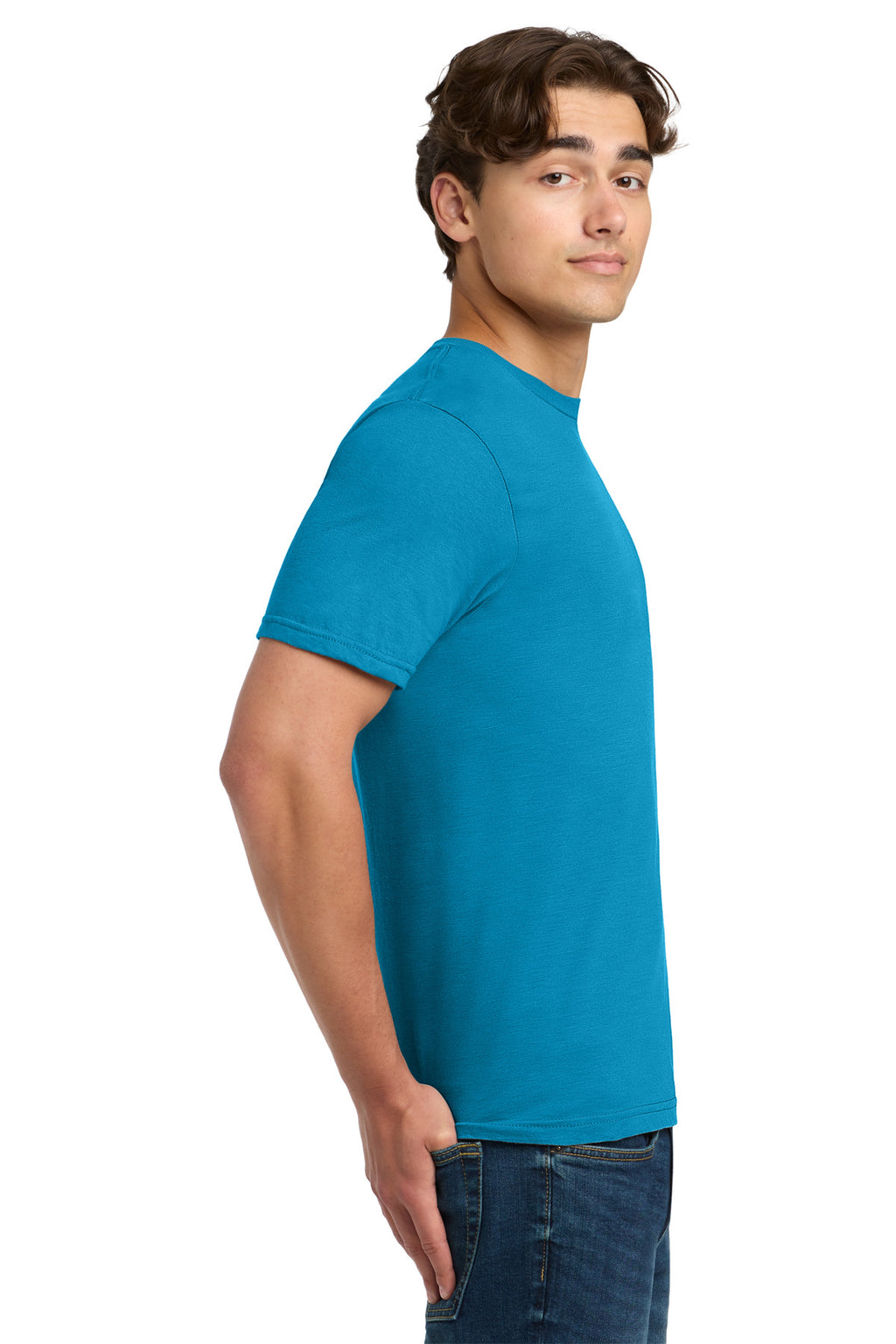 Gildan Softstyle T-Shirt. 64000 - Sapphire - side