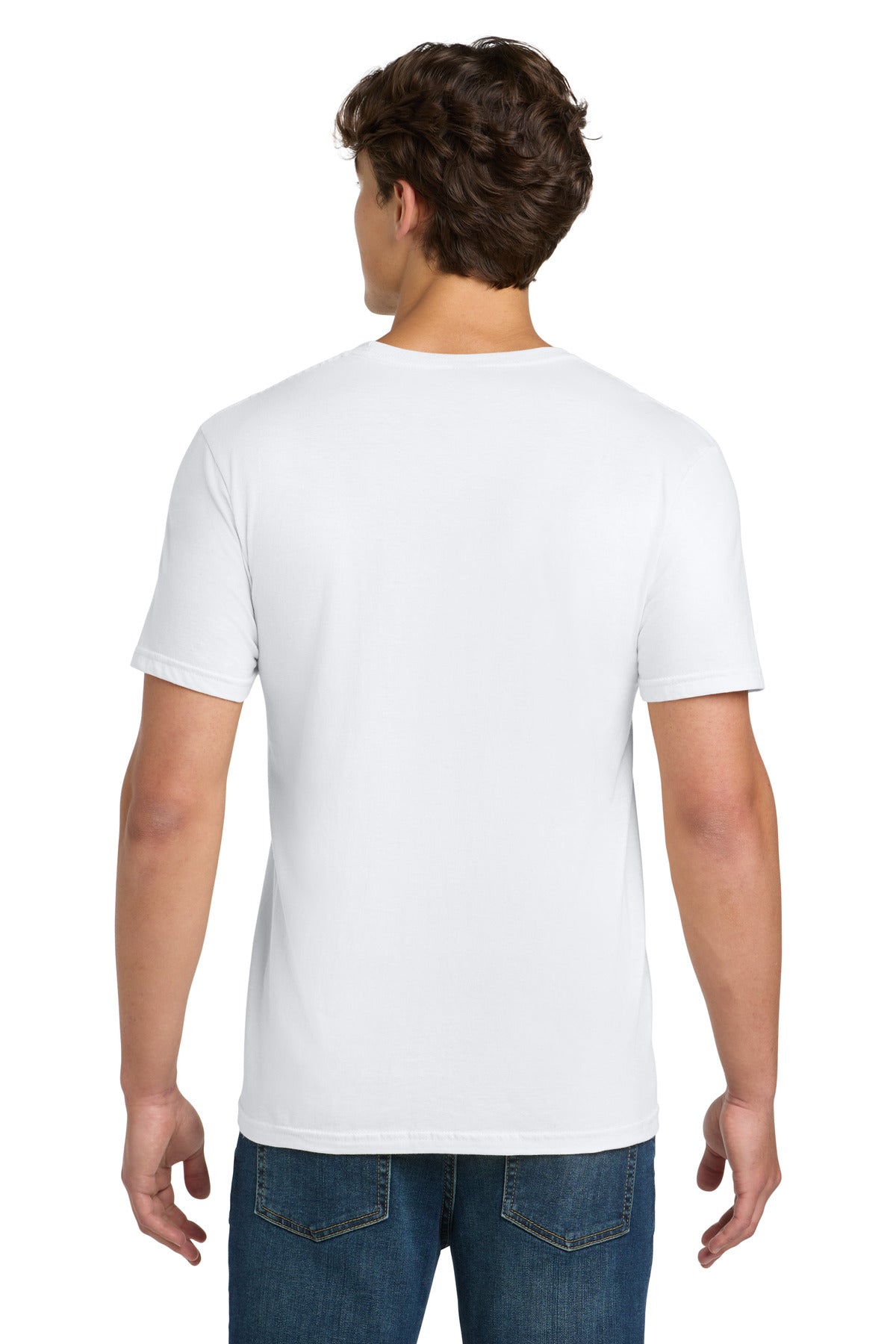 Gildan Softstyle T-Shirt. 64000 - White - back