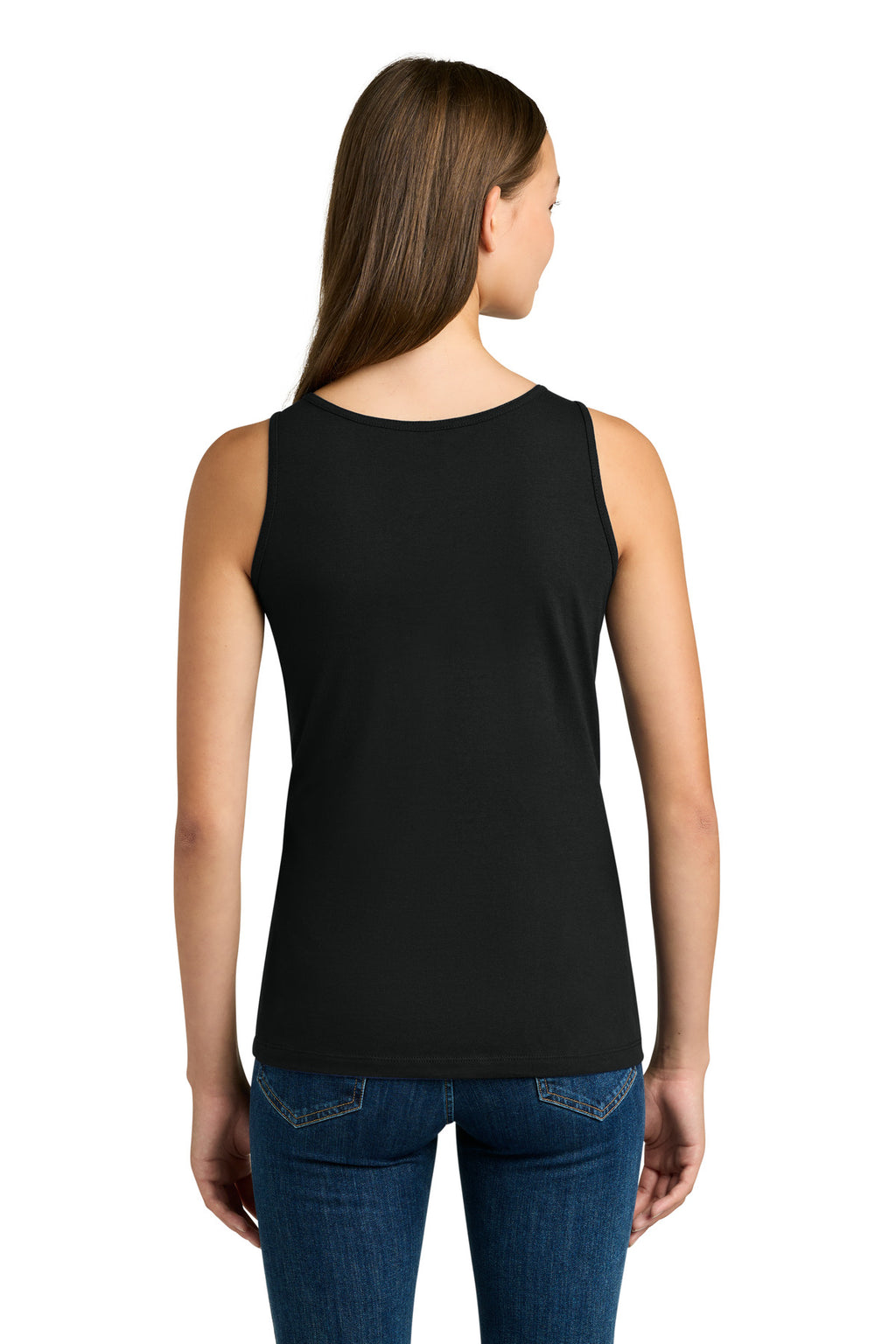 Gildan Softstyle Junior Fit Tank Top. 64200L - Black - back