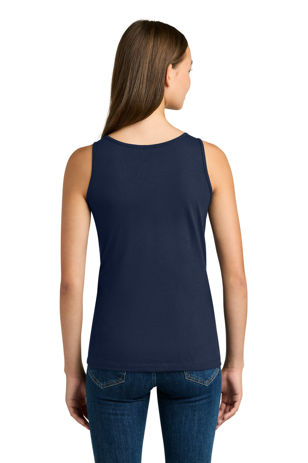Gildan Softstyle Junior Fit Tank Top. 64200L - Navy - back