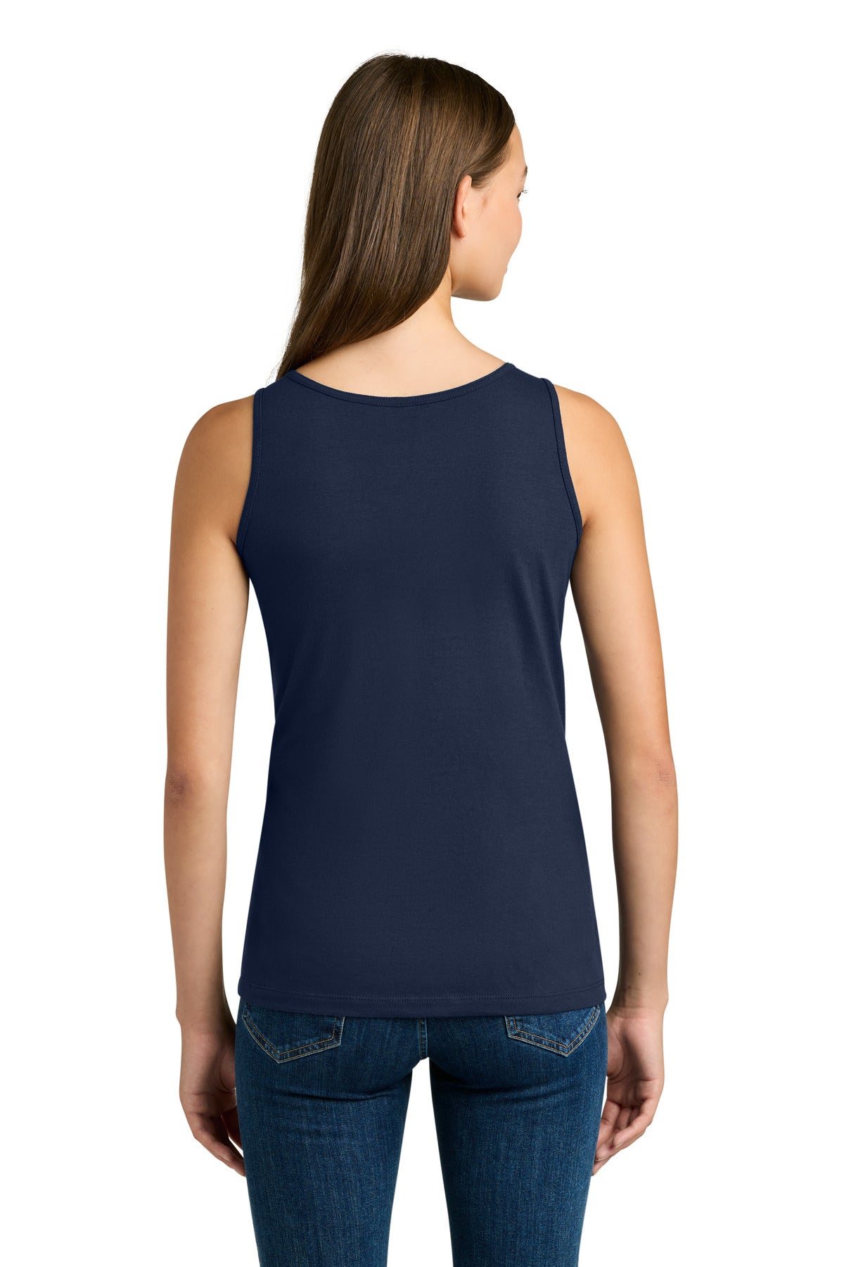 Gildan Softstyle Junior Fit Tank Top. 64200L - Navy - back
