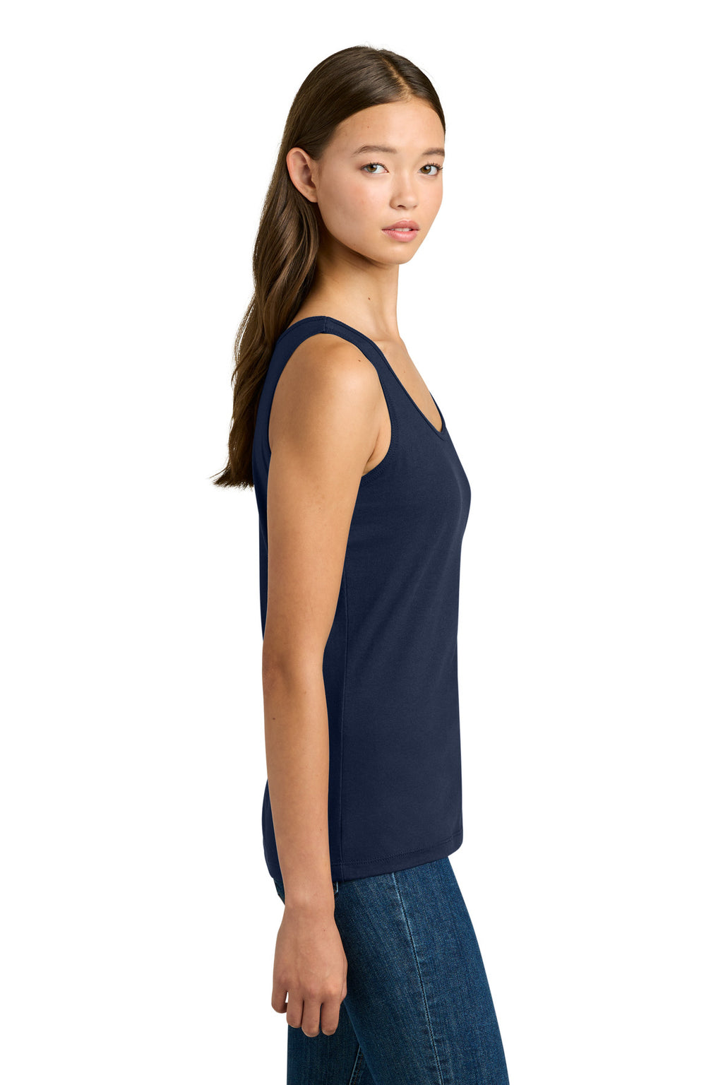 Gildan Softstyle Junior Fit Tank Top. 64200L - Navy - side