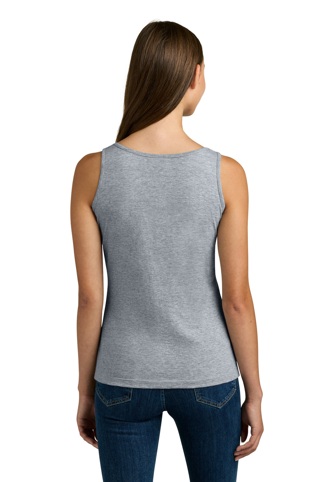 Gildan Softstyle Junior Fit Tank Top. 64200L - Sport Grey - back
