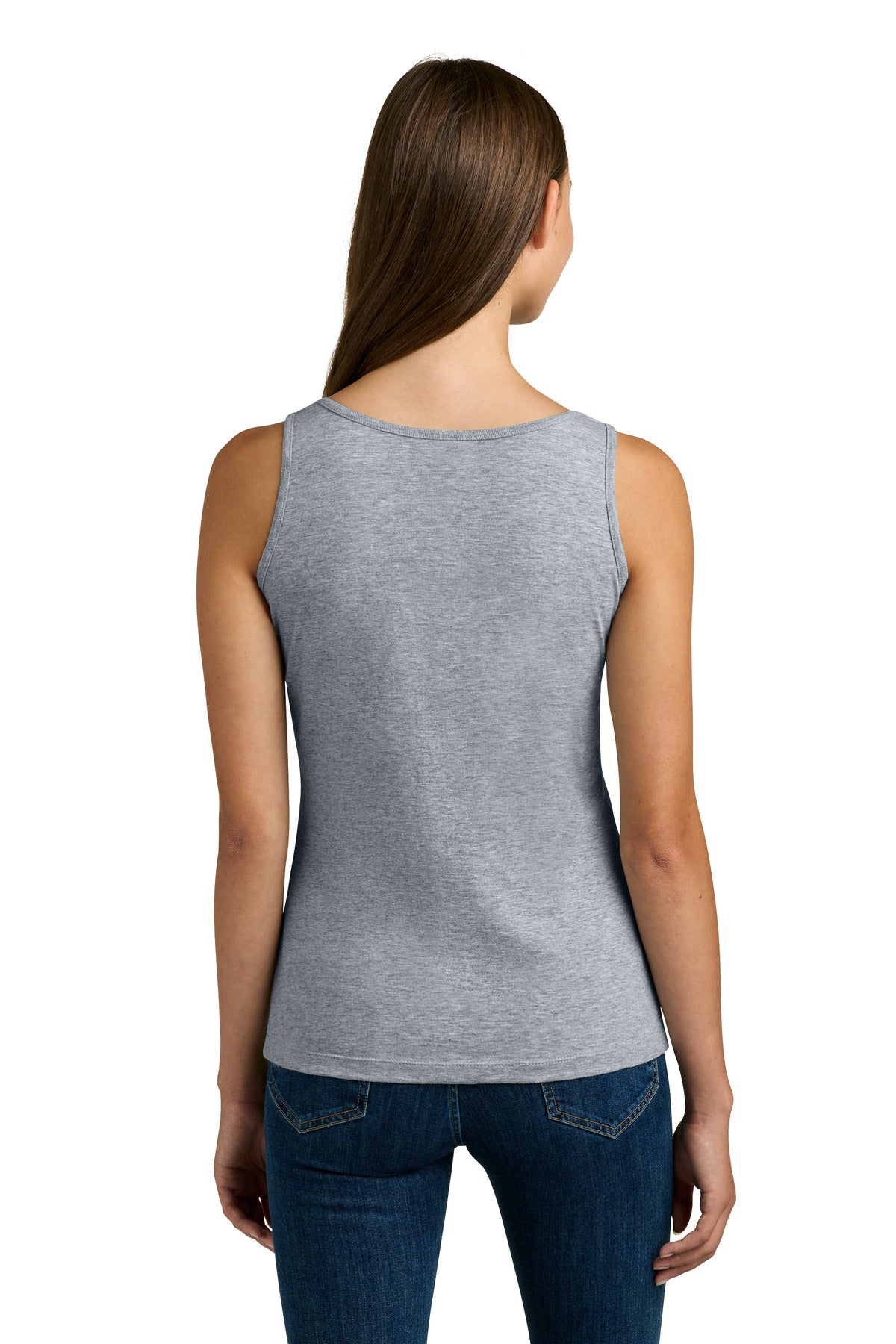 Gildan Softstyle Junior Fit Tank Top. 64200L - Sport Grey - back