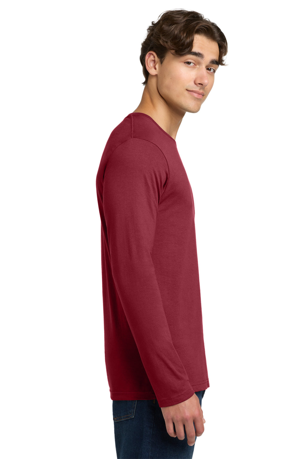 Gildan Softstyle Long Sleeve T-Shirt. 64400 - Cardinal Red - side