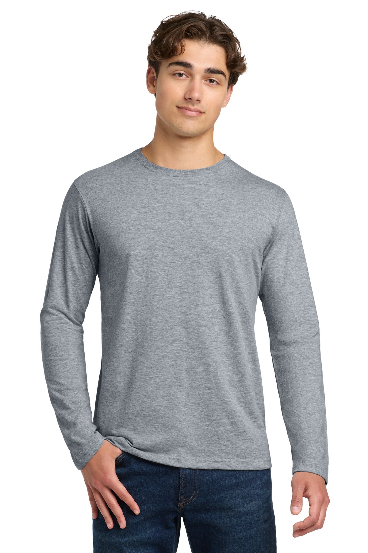Gildan Softstyle Long Sleeve T-Shirt. 64400 - Sport Grey - front