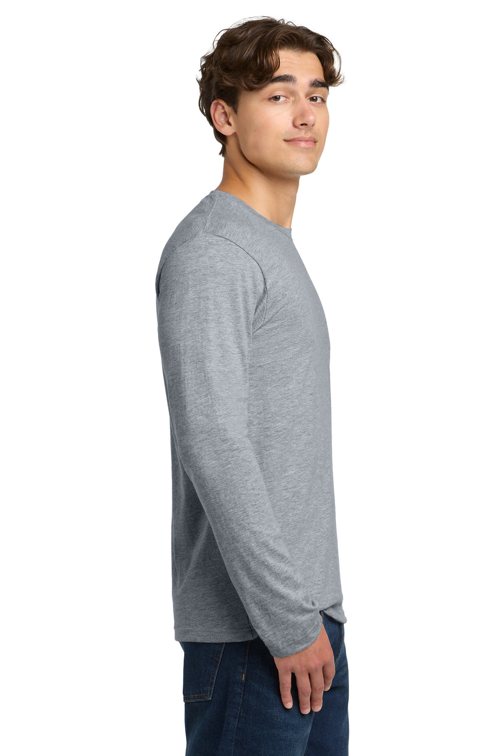 Gildan Softstyle Long Sleeve T-Shirt. 64400 - Sport Grey - side