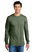 Gildan Softstyle CVC Long Sleeve Tee 64440CVC - Cactus - front