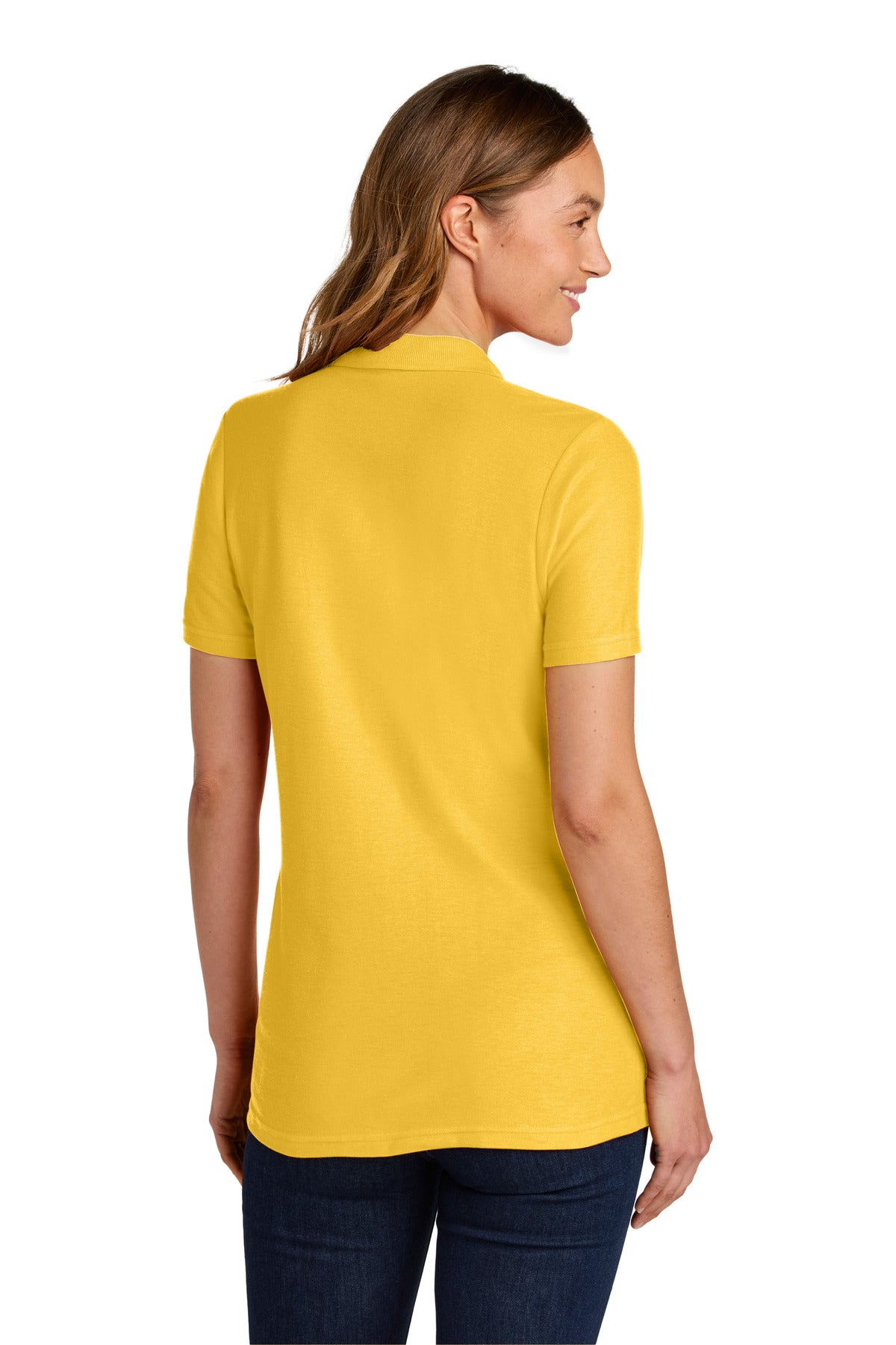 Gildan Softstyle Women's Pique Polo 64800L - Daisy - side