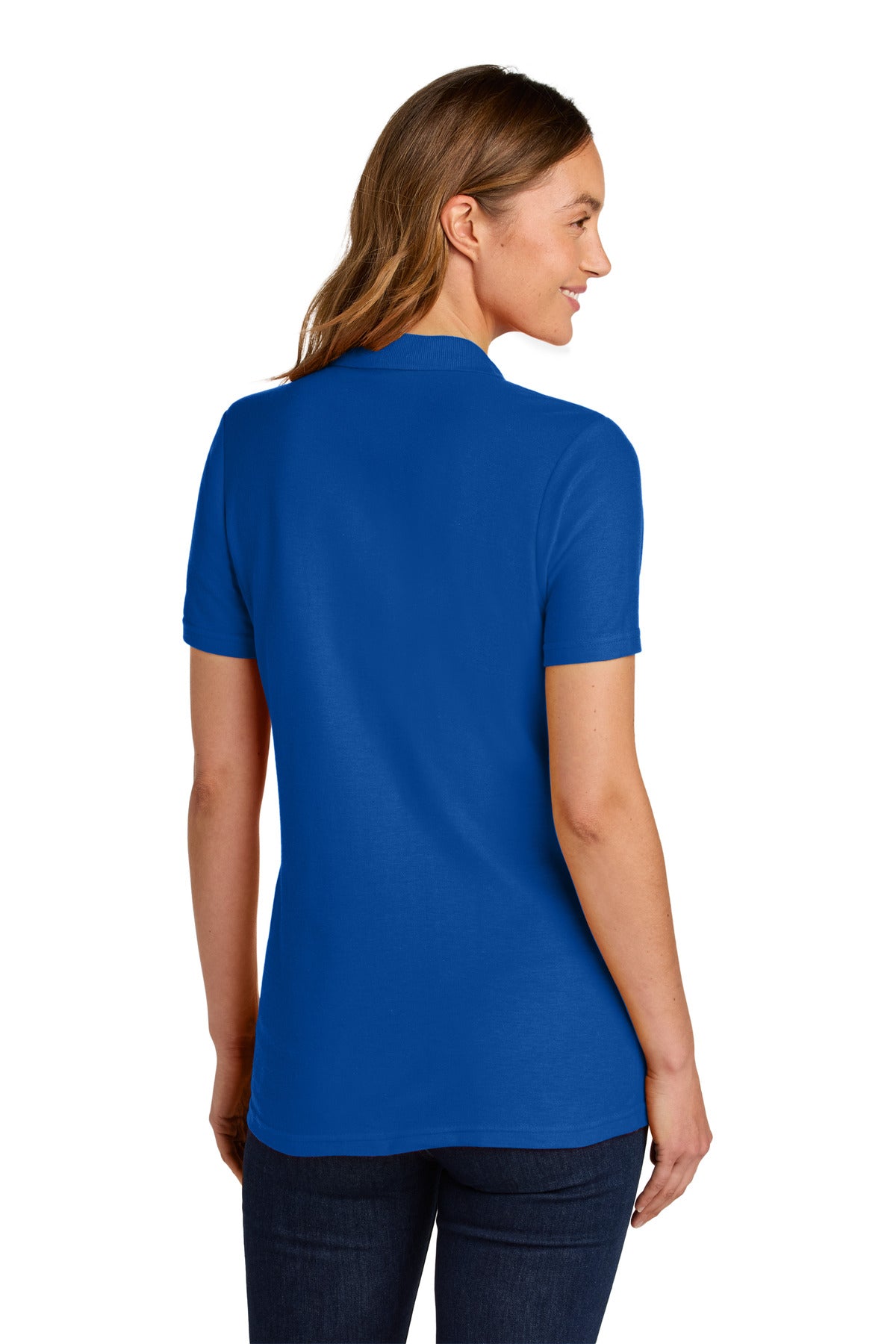 Gildan Softstyle Women's Pique Polo 64800L - Royal - side