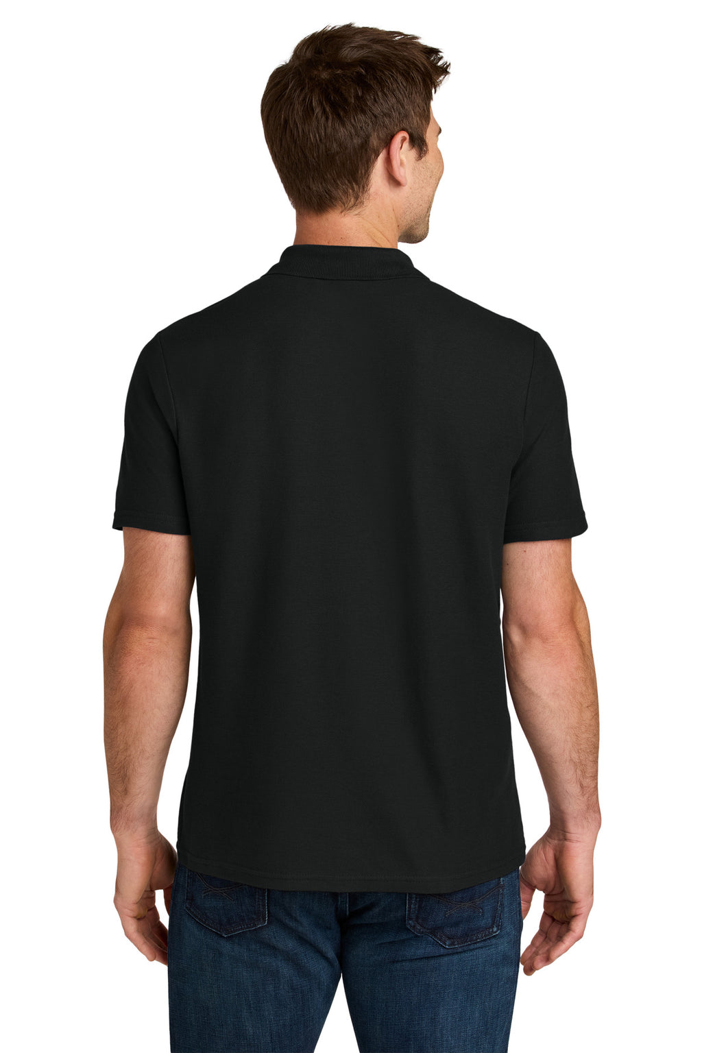 Gildan Softstyle Pique Polo 64800 - Black - back