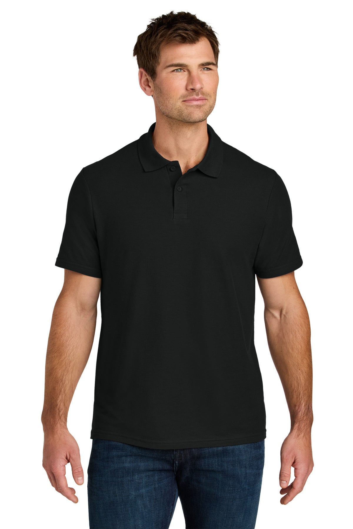 Gildan Softstyle Pique Polo 64800 - Black - front