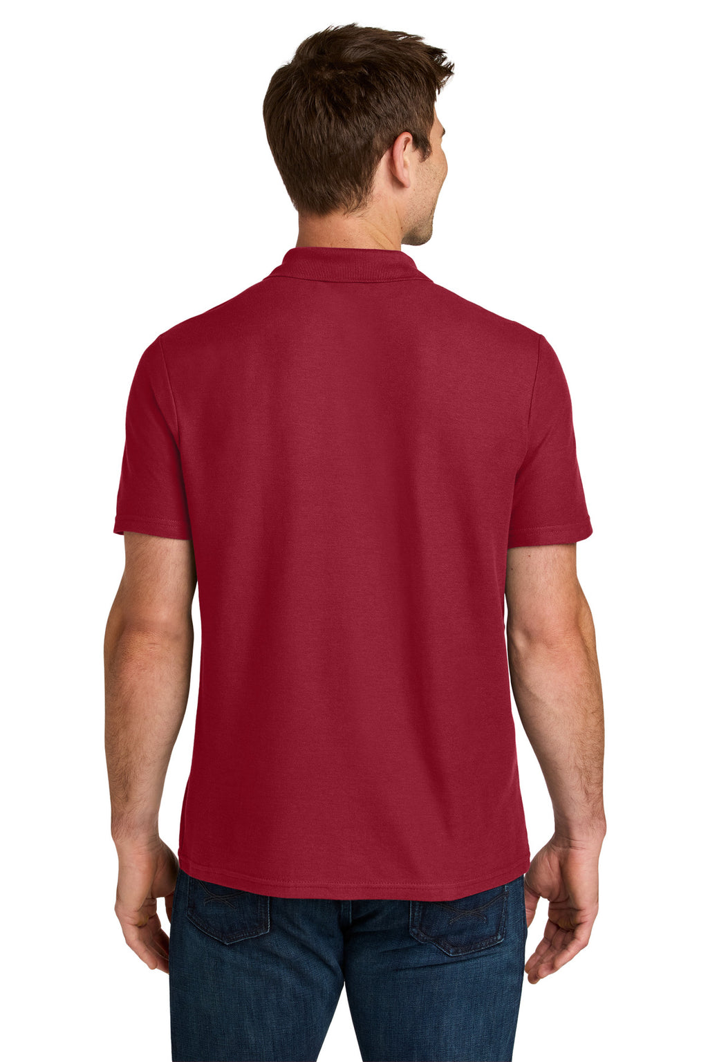 Gildan Softstyle Pique Polo 64800 - Cherry Red - back