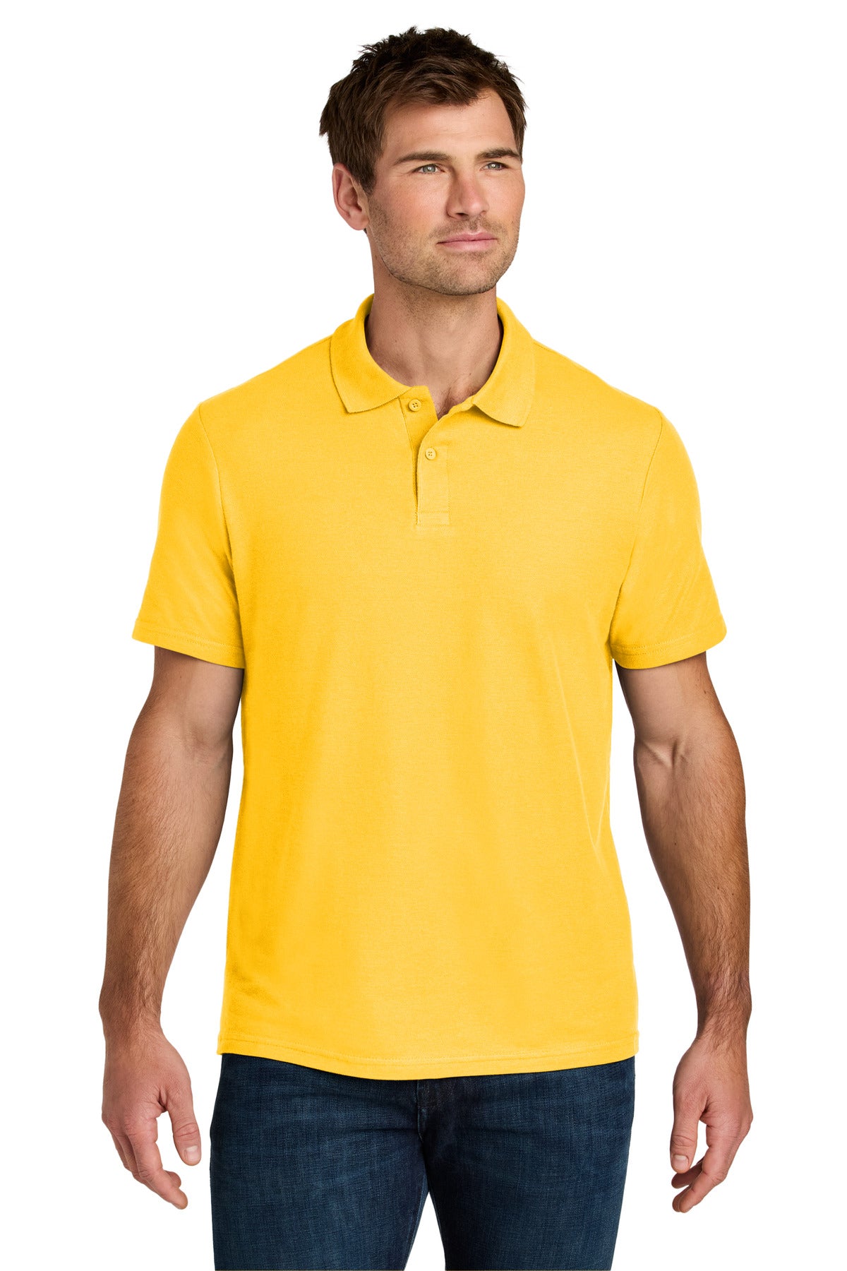 Gildan Softstyle Pique Polo 64800 - Daisy - front