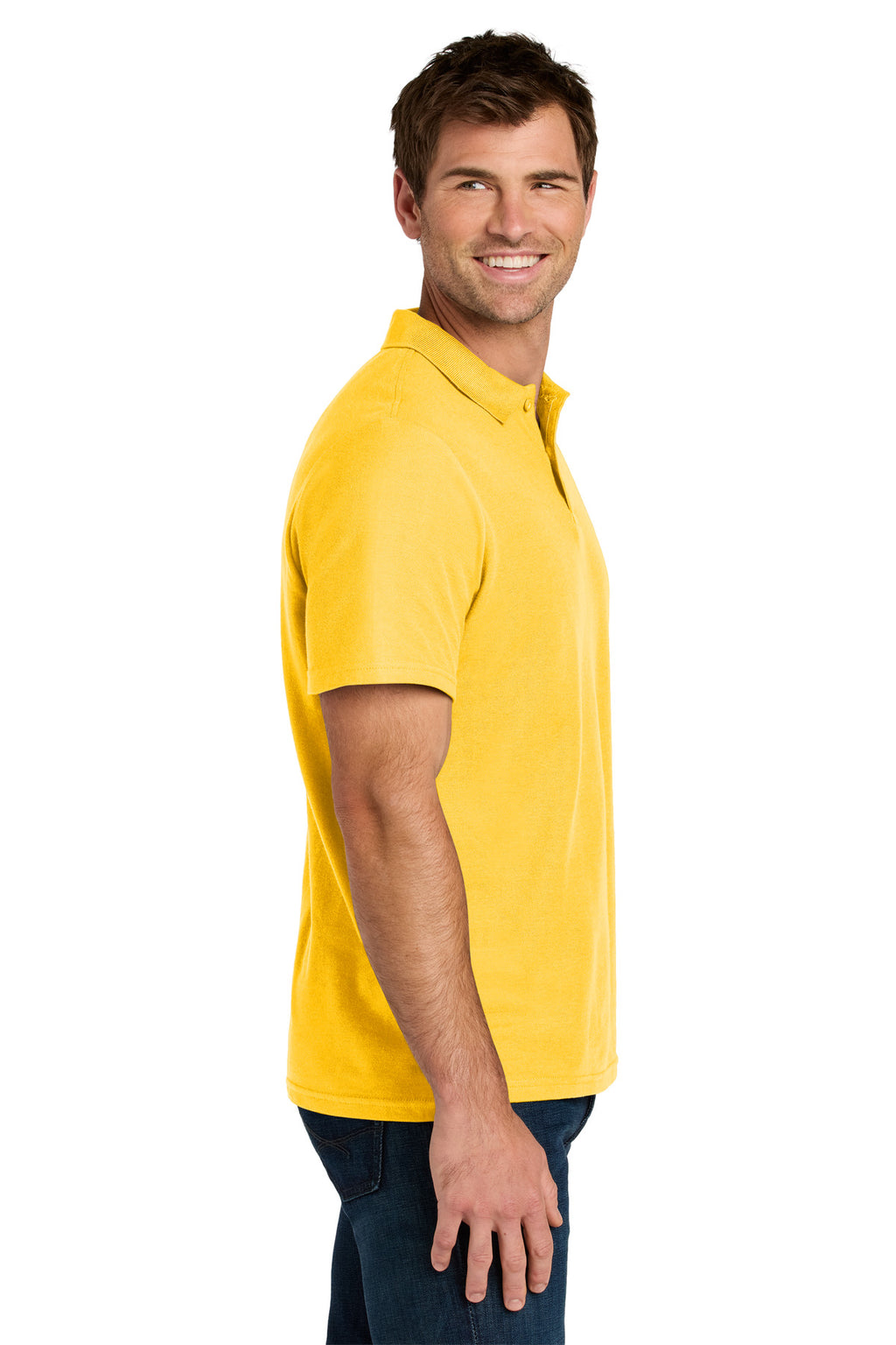 Gildan Softstyle Pique Polo 64800 - Daisy - side