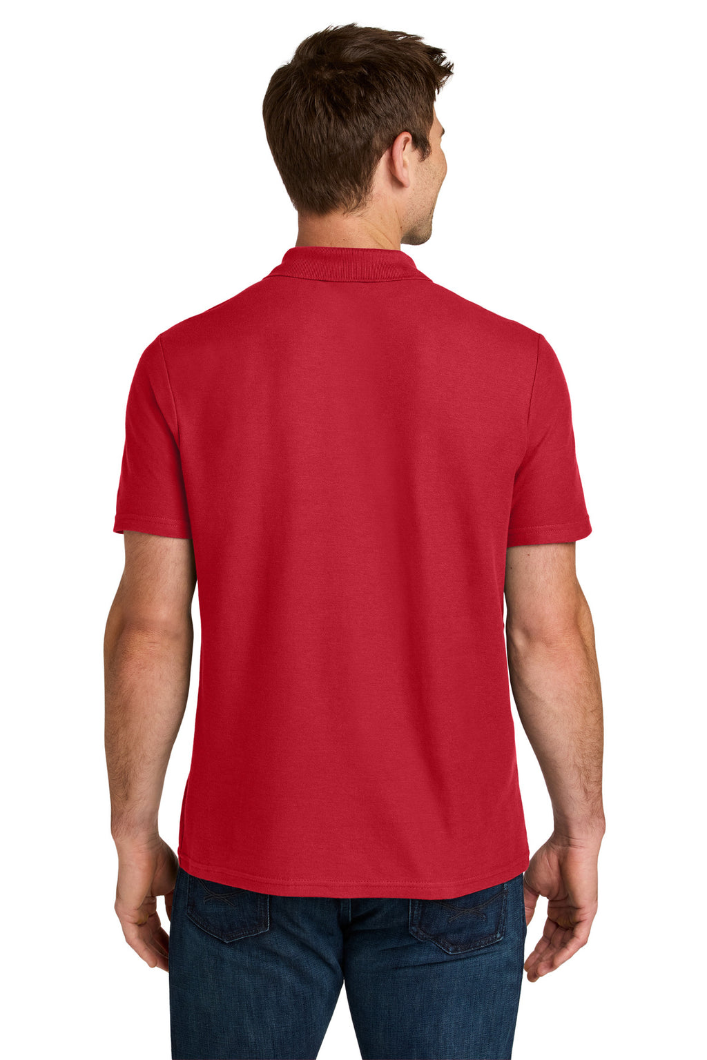 Gildan Softstyle Pique Polo 64800 - Red - back