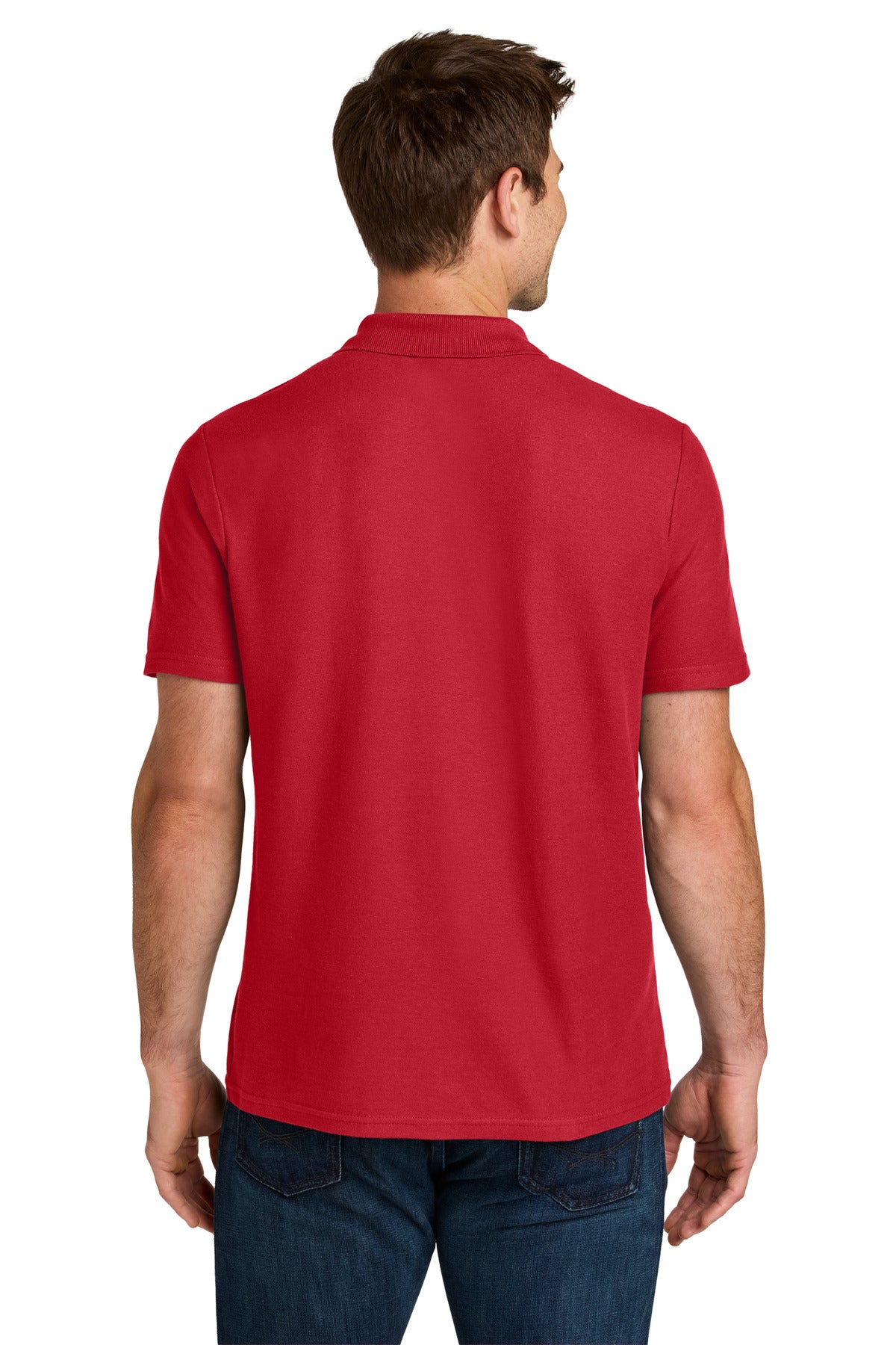 Gildan Softstyle Pique Polo 64800 - Red - back