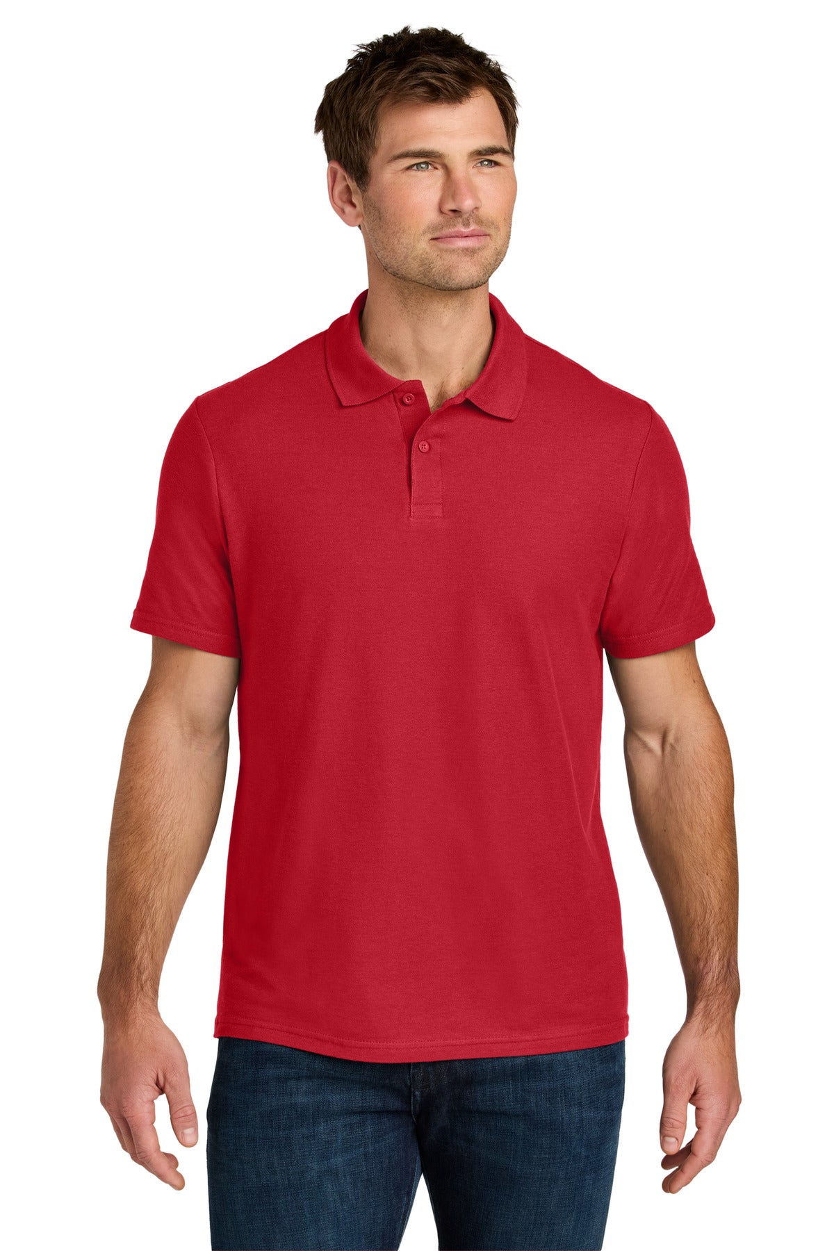 Gildan Softstyle Pique Polo 64800 - Red - front