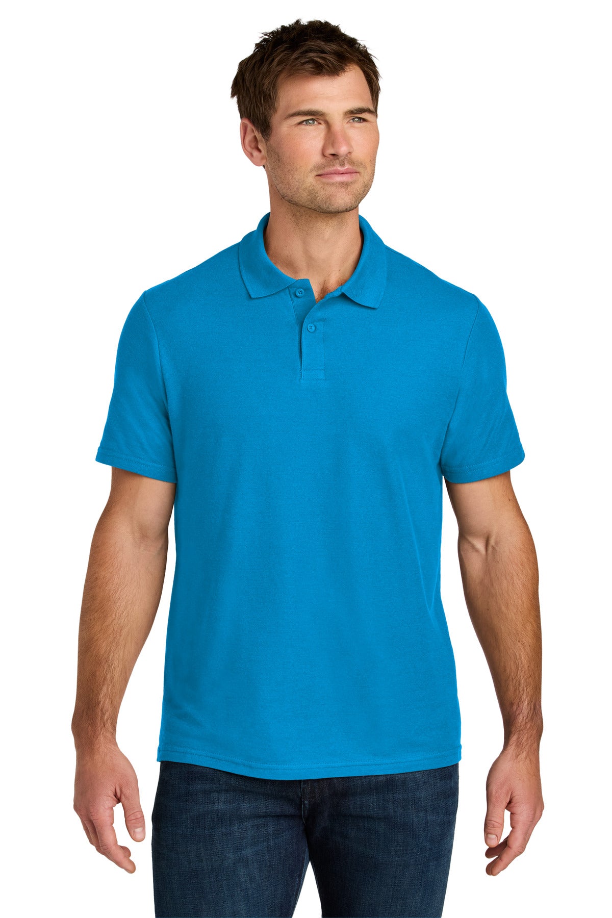 Gildan Softstyle Pique Polo 64800 - Sapphire - front