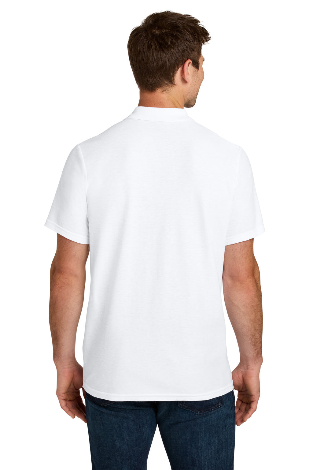 Gildan Softstyle Pique Polo 64800 - White - back