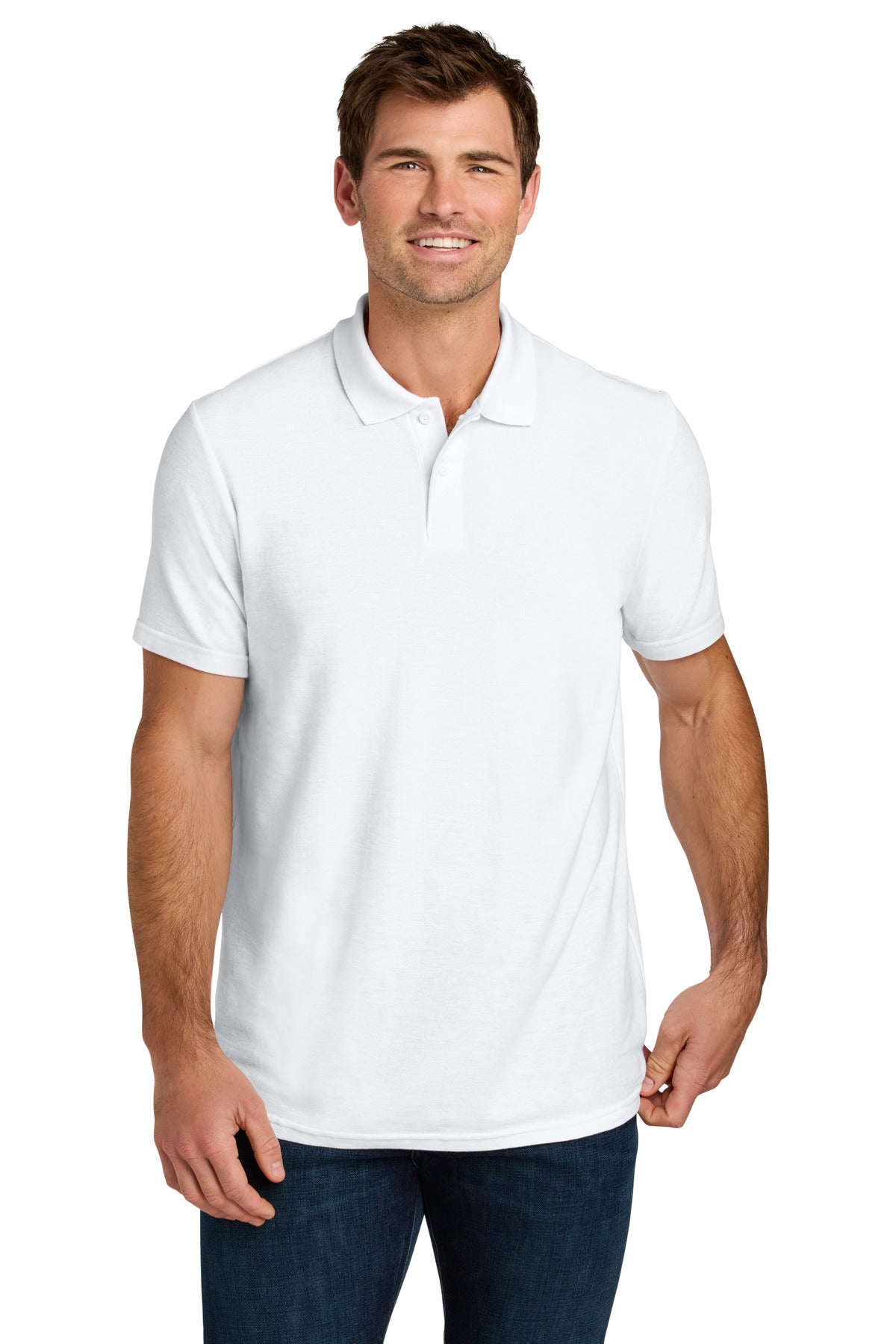 Gildan Softstyle Pique Polo 64800 - White - front