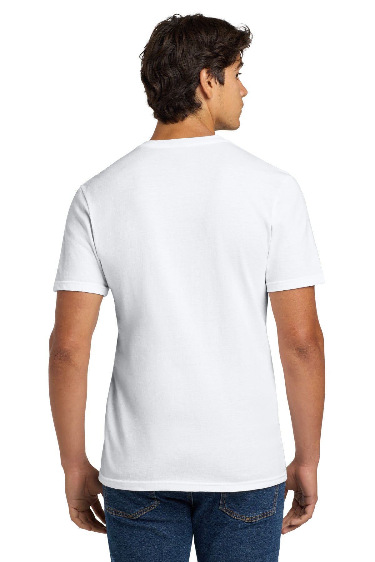 Gildan Softstyle V-Neck T-Shirt. 64V00 - White - back
