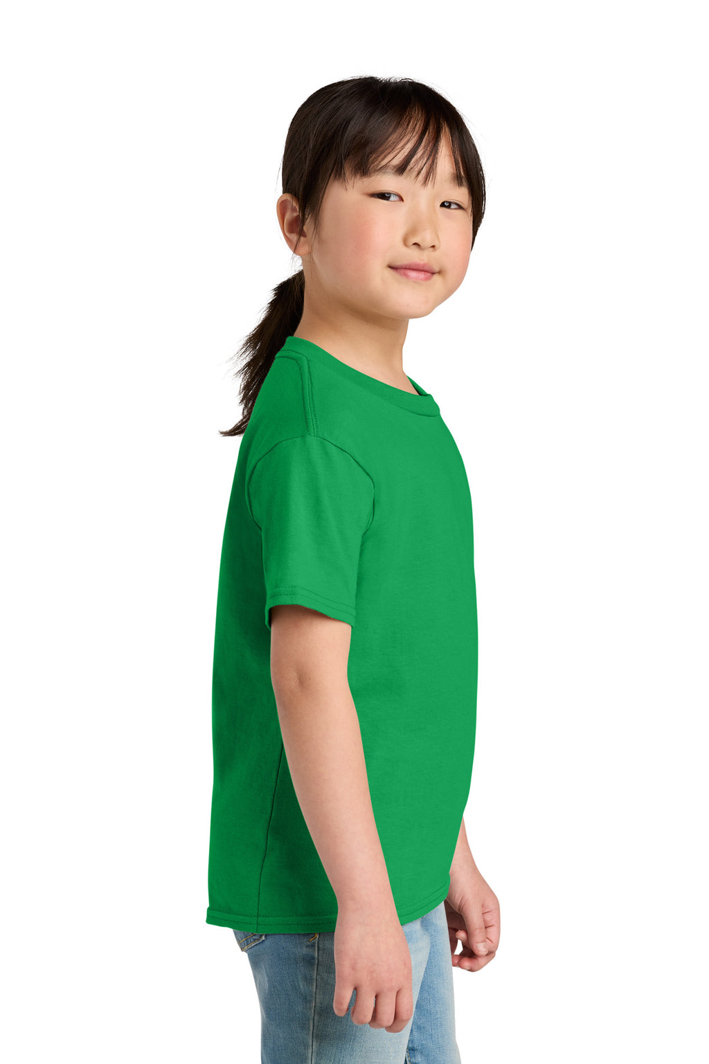 Gildan Youth Softstyle Midweight Tee 65000B - Irish Green - side