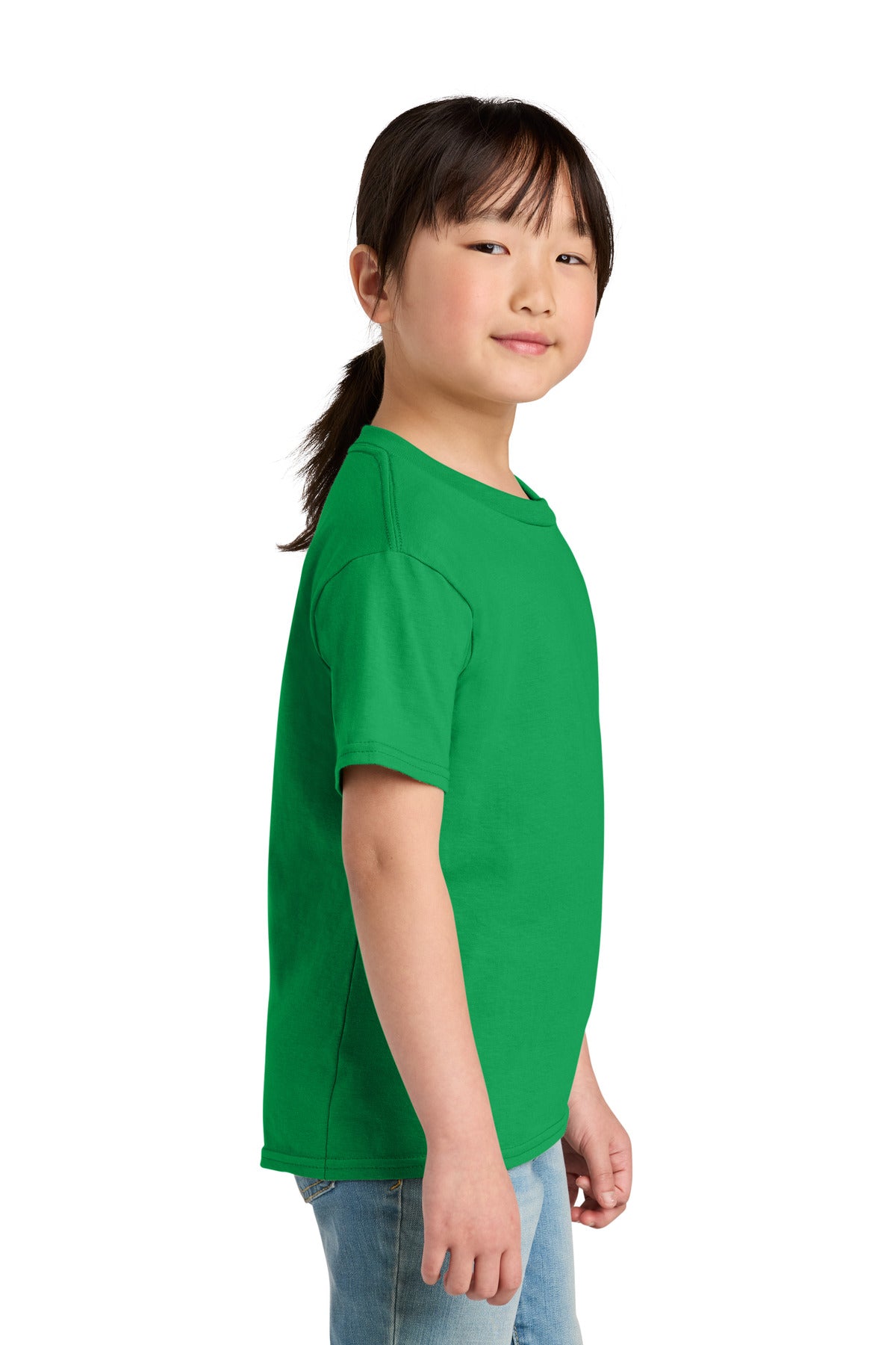 Gildan Youth Softstyle Midweight Tee 65000B - Irish Green - side