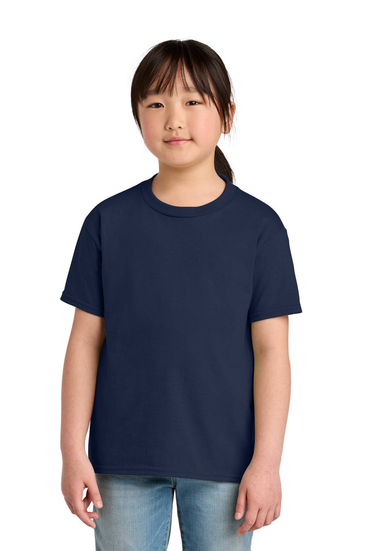 Gildan Youth Softstyle Midweight Tee 65000B - Navy - front