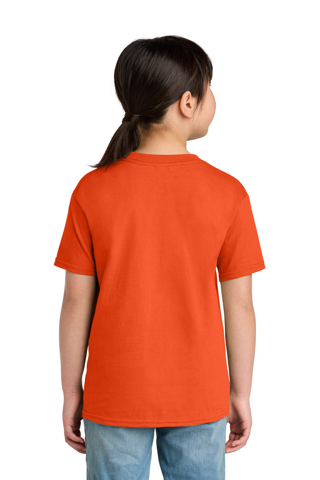 Gildan Youth Softstyle Midweight Tee 65000B - Orange - back