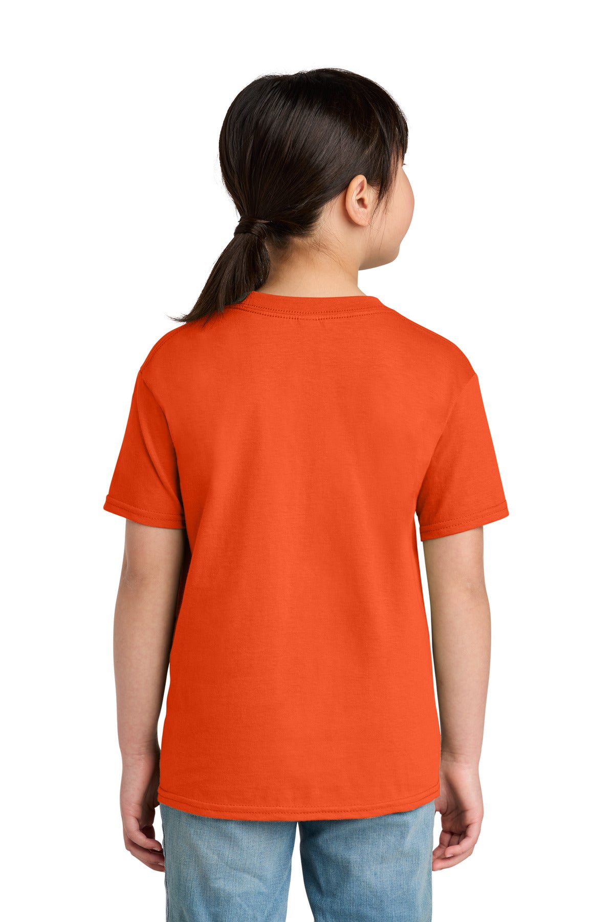 Gildan Youth Softstyle Midweight Tee 65000B - Orange - back