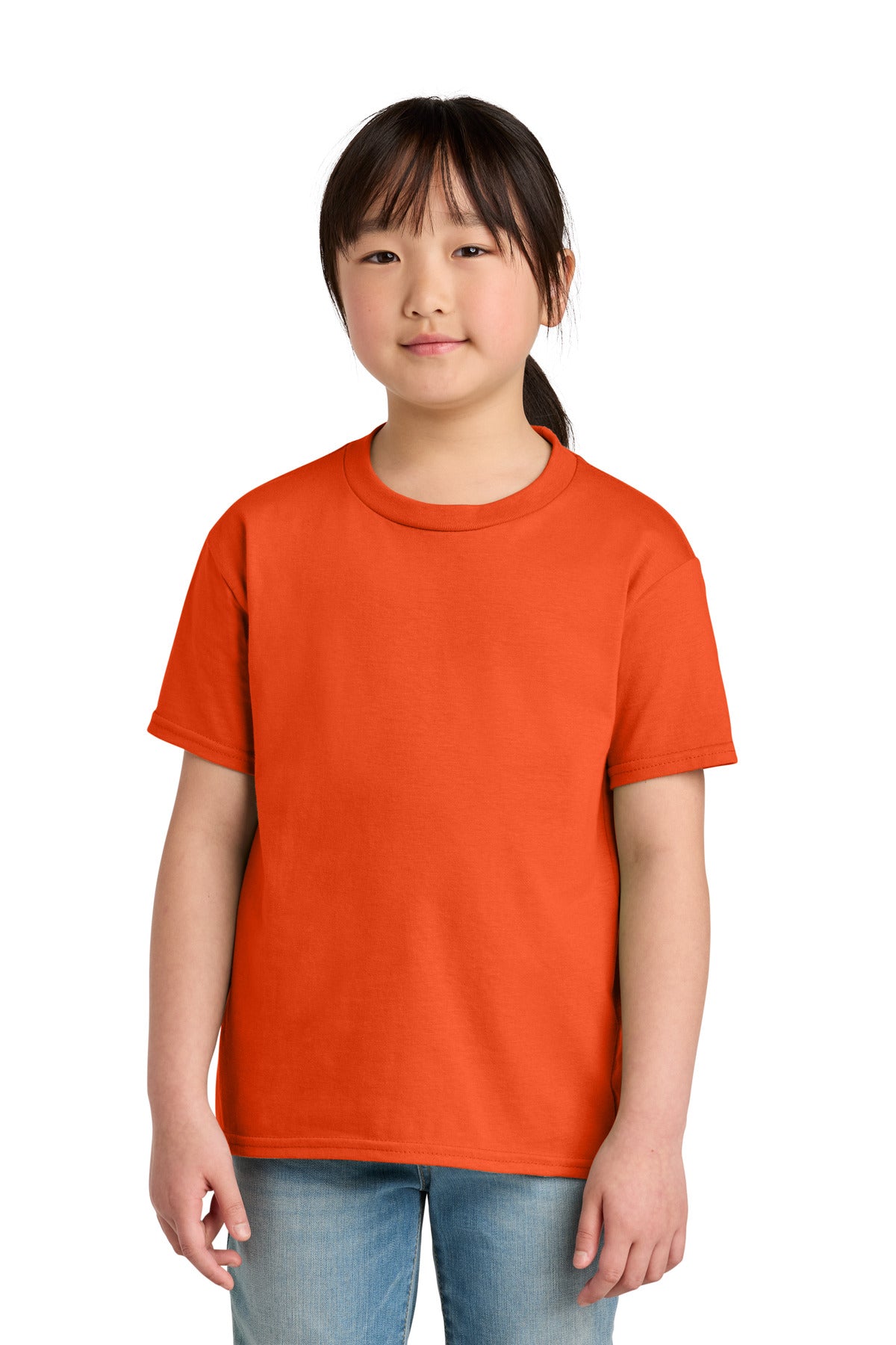 Gildan Youth Softstyle Midweight Tee 65000B - Orange - front