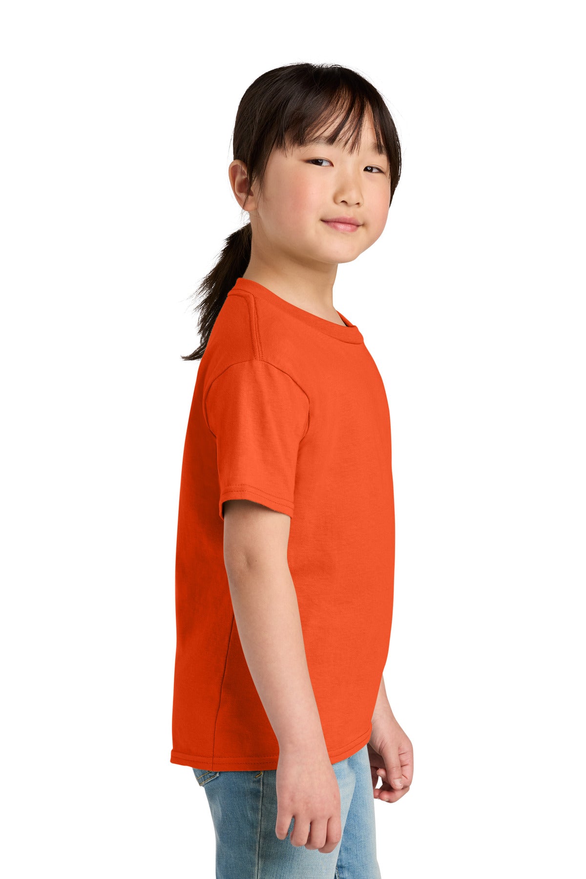 Gildan Youth Softstyle Midweight Tee 65000B - Orange - side