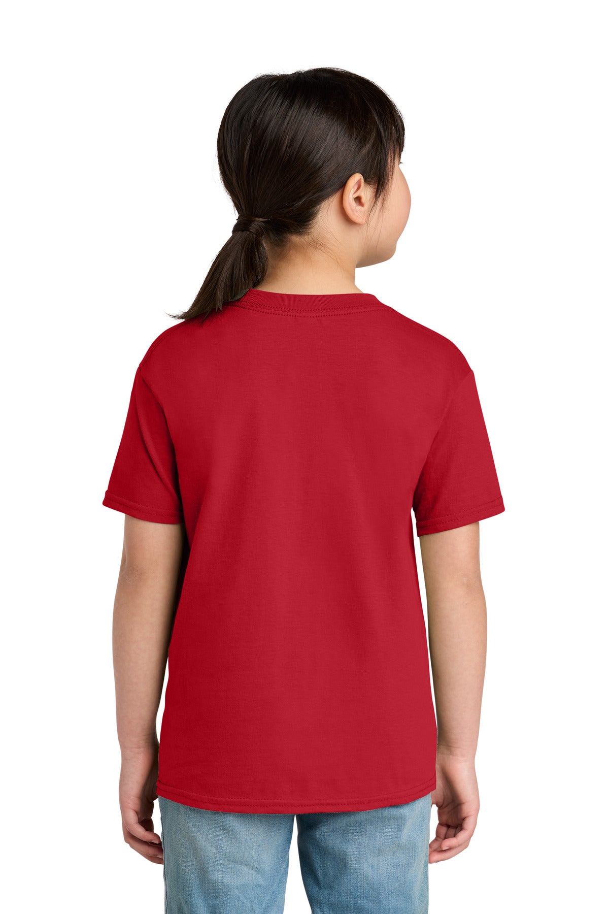 Gildan Youth Softstyle Midweight Tee 65000B - Red - back